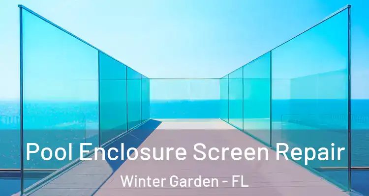  Pool Enclosure Screen Repair Winter Garden - FL